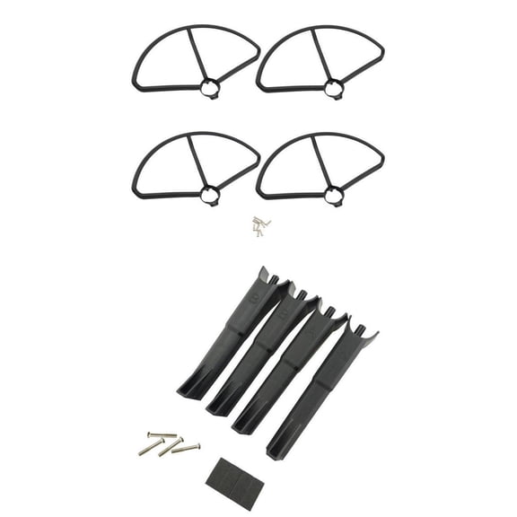 LeeQinersw 8pcs Quick Release Drone Propeller Guard Landing Gear for MJX B2C B2W Bugs 2