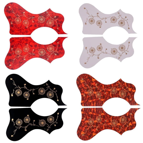 LeeQinersw 8x Left Right PVC Printing Hand Pickguards, Fit for 40 41 Acoustic Guitars, with