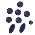 thumbnail image 1 of LeeQinersw 9 Pieces Universal Polished Saxophone Sax Key Buttons Inlays Woodwind Blue, 1 of 9