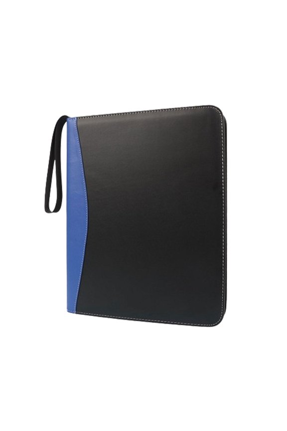 9 Pockets Trading Card Binder 360 Side Loading Pockets for Gaming Cards Football dark blue