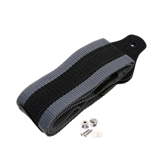 LeeQinersw Acoustic Electric Guitar Strap with 3 Pick Holder & 2pcs Metal Strap Lock Button