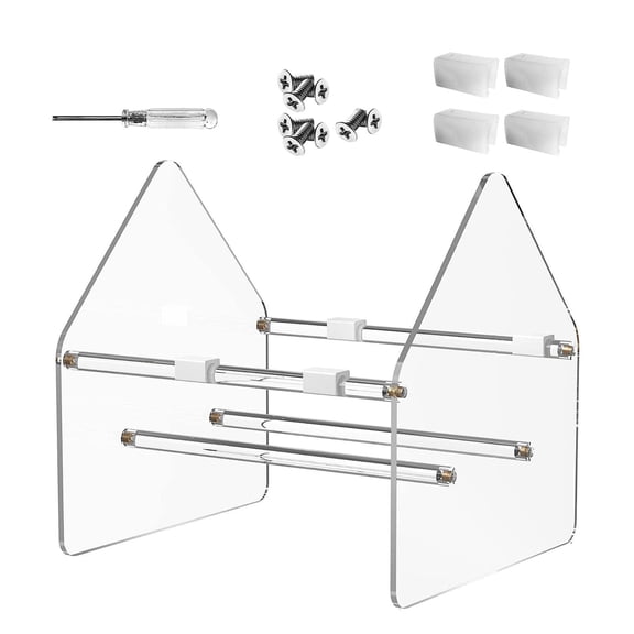 LeeQinersw Acrylic Vinyl Record Storage Organizer Accessories Multifunction Cd Display Rack