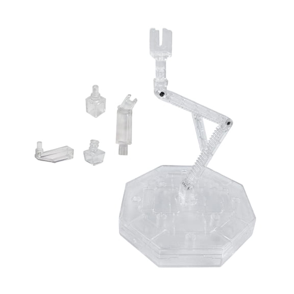 LeeQinersw Action Base Anime Figure Display Stand Home Decor Flexible Model Stand for RG Hg clear