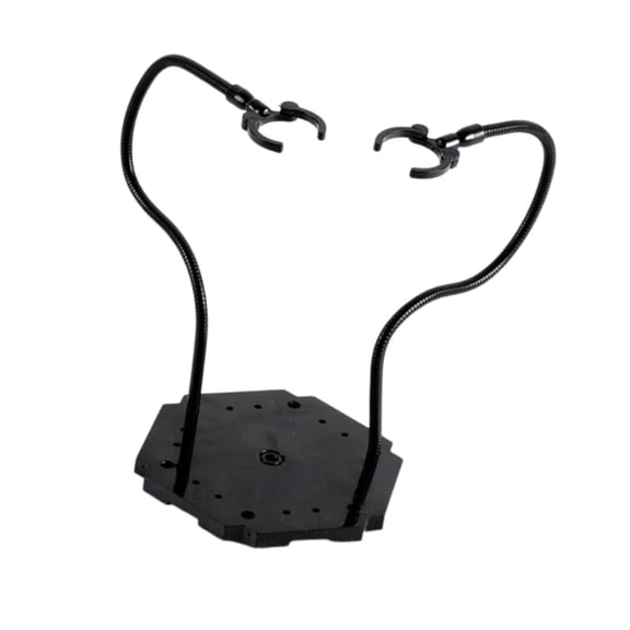 LeeQinersw Action Figure Display Stand, Decorative Support Base, Easy to Assemble, Creative Black