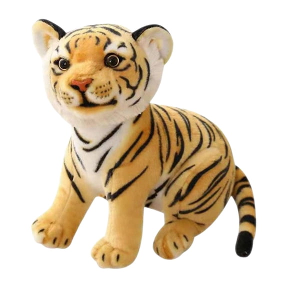 LeeQinersw Adorable Plush Tiger Doll Pillow for Bedding Birthday Gifts Girls Boys yellow yellow 23cm