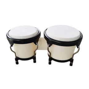 LeeQinersw African Drum Drum, Music Instruments, Bongo Drum Set for Birthday Gifts,Children White