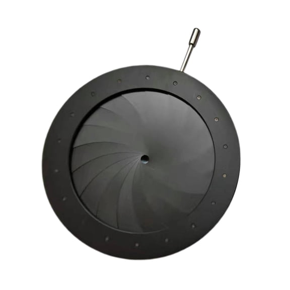 LeeQinersw Almencla Variable Iris Manual Aperture Camera Microscope Optical Diaphragm 3-52mm
