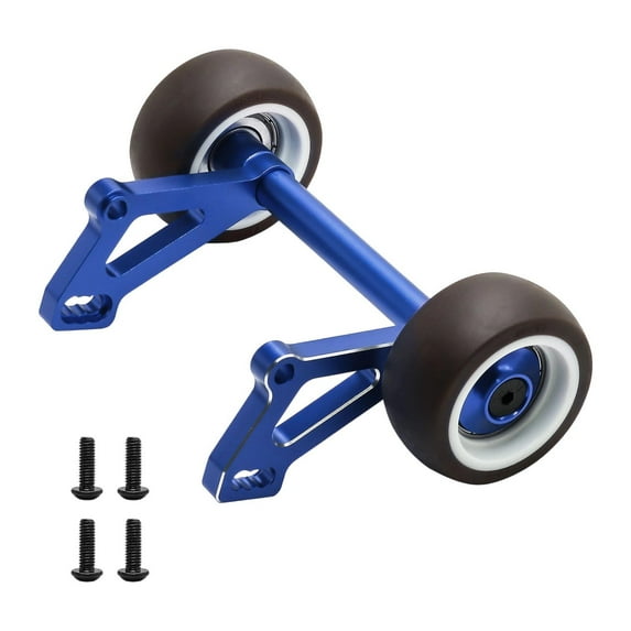 LeeQinersw Aluminium Alloy Wheelie Bar for 1/8 Scale RC Car Easy to Install Accessories Blue