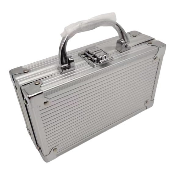 LeeQinersw Aluminum Alloy Chip Case Storage Container Collect Box Organizer Chip Holder
