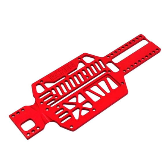 LeeQinersw Aluminum Alloy RC Car Base Plate for Wltoys 1:28 Mini-Q9 1/28 Remote Control Car Red