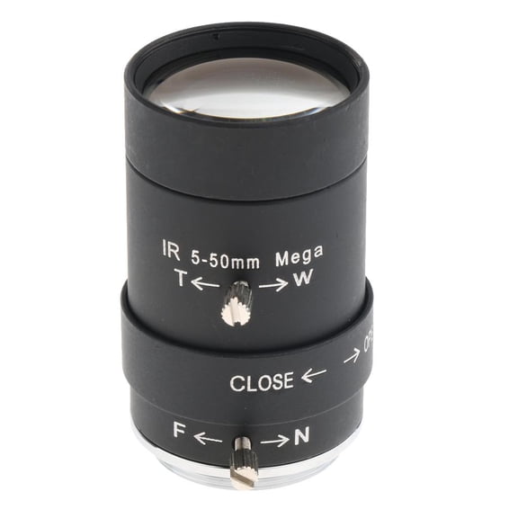 LeeQinersw Amera Lens 5-50mm 3Megapixel Manual IRIS Varifocal Zoom Lenses CMOS / CCD IR CS