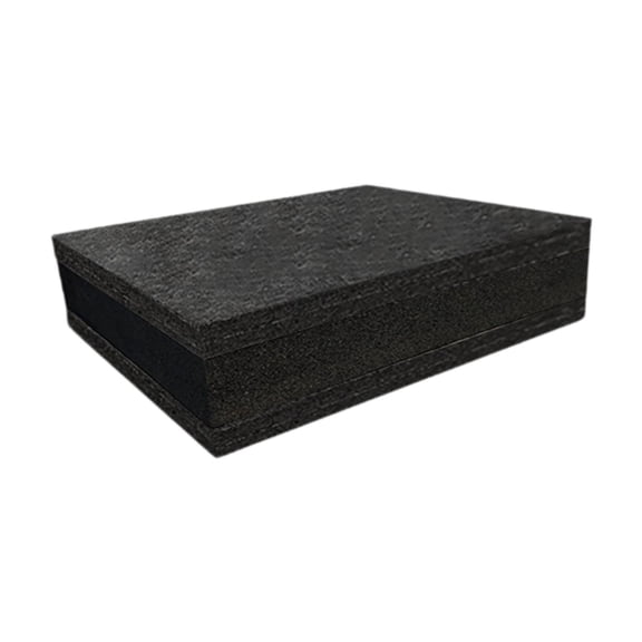 LeeQinersw Anti Vibration Pad Anti Slip Sound Isolation Pad for Drum Set Gym Use Studio 15cmx20cmx5.2cm