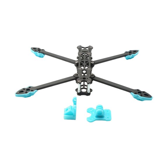 LeeQinersw Arm Quadcopter Frame, RC Drone with Printed Parts Drone Frame, with 5mm Arm, for blue