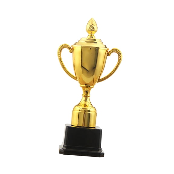 LeeQinersw Award Trophy Adults Stable with Base Props Gold Trophy for Classroom Prize Award 23cm