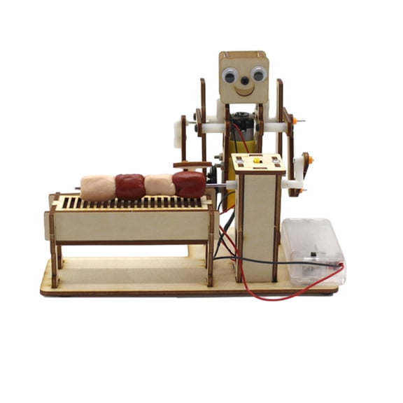 LeeQinersw BBQ Robot DIY Educational Model Toys Early Learning Toys Science Experiment Kits