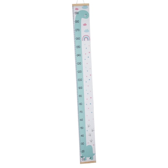 LeeQinersw Baby Growth Chart Measurement Scale Kids Height Measuring Ruler for Playroom Dinosaur