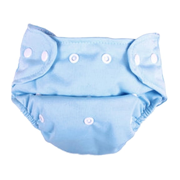 LeeQinersw Baby Newborn Cloth Diapers Print Pocket Diapers Nappies Unisex Washable Blue