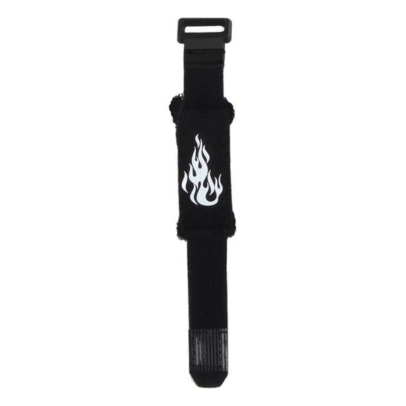 LeeQinersw Base Guitar String Mute Dampener Fretboard Muting for 4-String 6-String Acoustic Flame