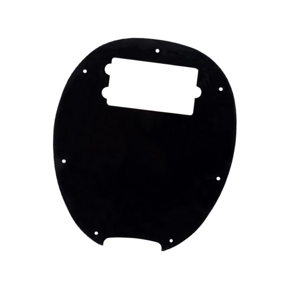 LeeQinersw Bass Guitar Pickguard Scratch Plate Protector Double Pickup Circular Guard PVC Anti-scratch Suitable for Musicians Hom