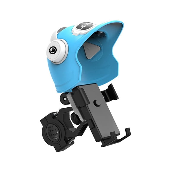 LeeQinersw Bike Phone Mount Holder Cell Phone Clip With Sun Visor Cute Adjustable Sunscreen Blue Handlebar