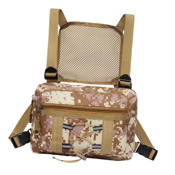 LeeQinersw Binocular Chest Bag Easy to Carry for Hiking Camping Bino Harness Carry Case yellow