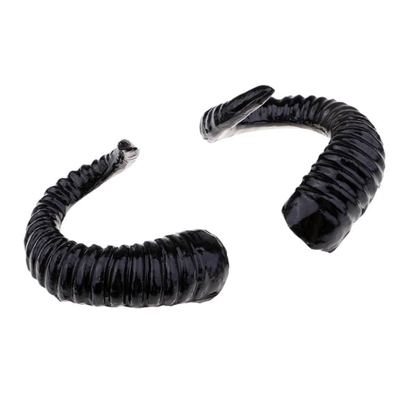 LeeQinersw Black Sinister Horns Gothic Hair Headpiece Headband Ornament Accessory A A
