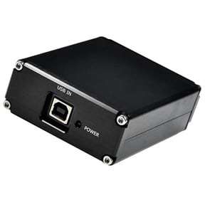 LeeQinersw Black USB DAC External Sound Card Audio Amplifier HiFi Headphone Microphone