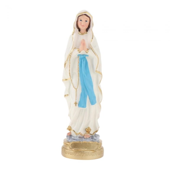 LeeQinersw Blessed Saint ResinVirgin Mary Statue Handmade Religious Gift Xmas Home Tabletop
