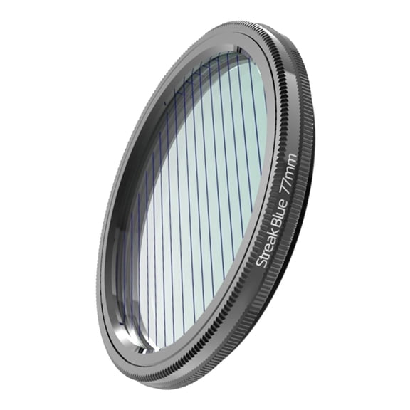 LeeQinersw Blue Brushed Filter Effects Filter for DSLR Cinematice Video Lens 77MM