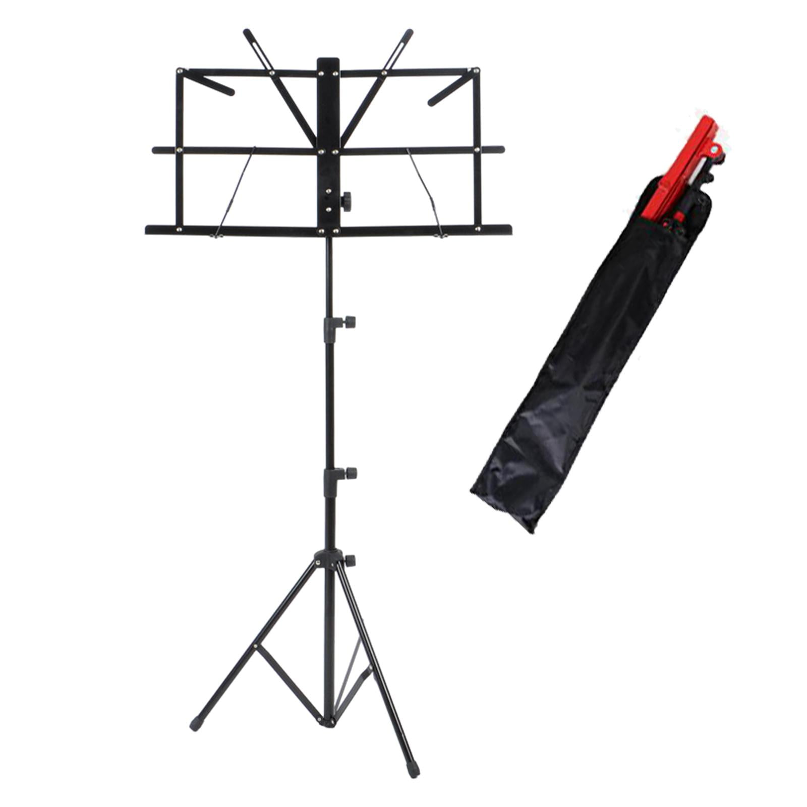 LeeQinersw Book Stand Music Sheet Clip Holder Portable Reinforced Nonslip Sheet Music Stand