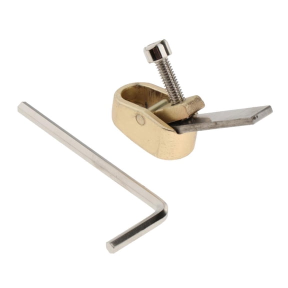 LeeQinersw Brass plane Violin making luthier tool woodworking thumb plane Golden XXS