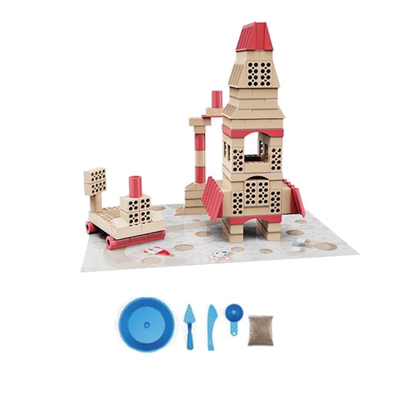 LeeQinersw Building Bricks Kits DIY Model Kids Toys DIY Miniature House Architecture Bricks Outer Space