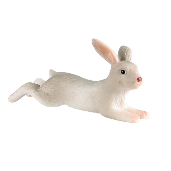 LeeQinersw Bunny Figurines Sitting Rabbit Figurine Highly Detailed Rabbit Statue for Garden Style D
