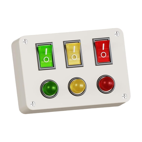 LeeQinersw Busy Board Accessory LED Light Switch Child Toy for Girls Boys Baby Toddlers Button