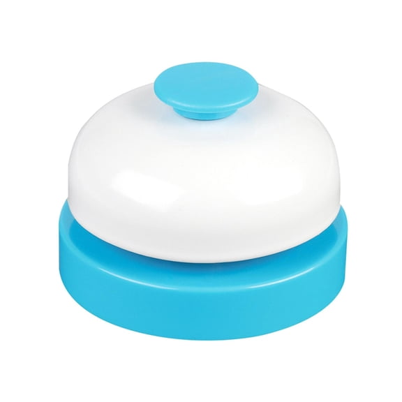 LeeQinersw Busy Board Bell Game Prop Smooth Educational Desk Summons Bell Toy for Reception Blue