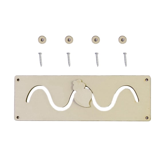 LeeQinersw Busy Board DIY Accessories Slide Rail Child Busy Board DIY Parts Early Childhood Radish Style B