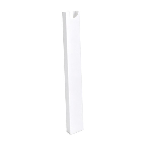 LeeQinersw Cable Management Channel for under Desk Leg Easy Installation Professional Accessories Cord Hider Cable Raceway for Workbench White