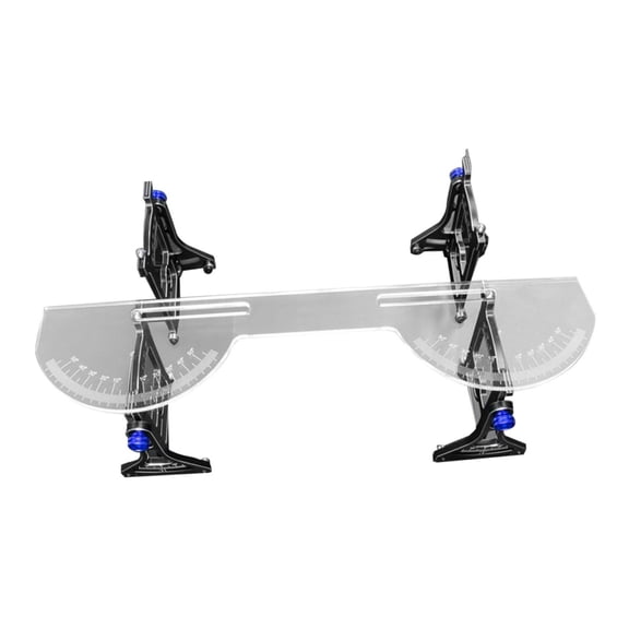 LeeQinersw Camber Gauge RC Set up System Professional Chassis Setup System High Performance Blue