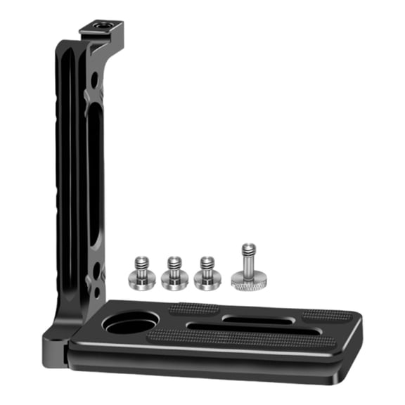 LeeQinersw Camera L Bracket Portable 38mm Arca Mount Premium Cold Shoe Mount Aluminum Alloy