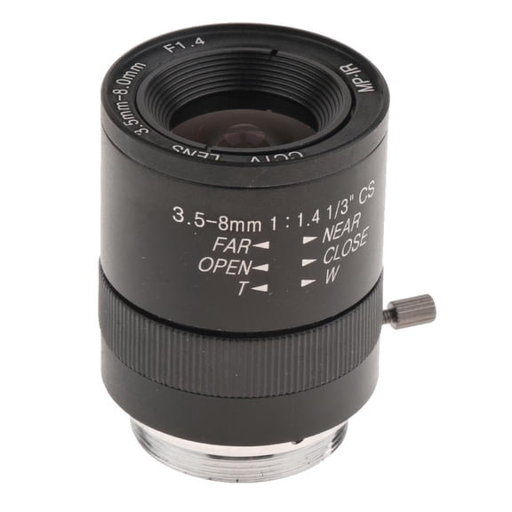 LeeQinersw Camera Lens 3.5-8mm 3MP(Megapixel) Manual IRIS Varifocal Zoom CCTV Lenses CMOS /