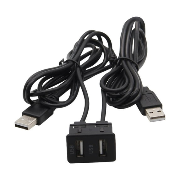 LeeQinersw Car Flush Mount USB Extension Cable 150cm Adapter Cable USB Extension Cable USB Port
