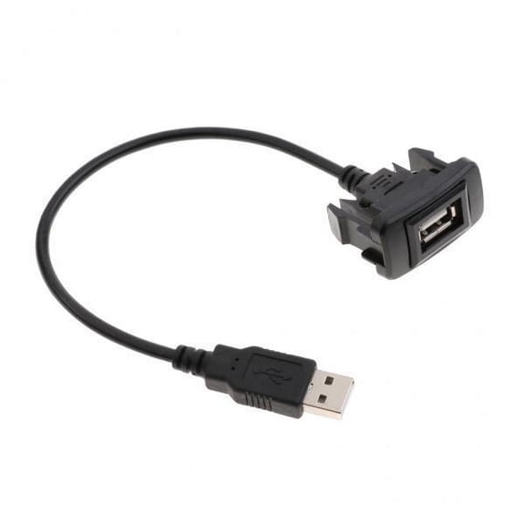 LeeQinersw Car USB Port Plug High Quality Plastic Charging Cable Installation Easy Fit for