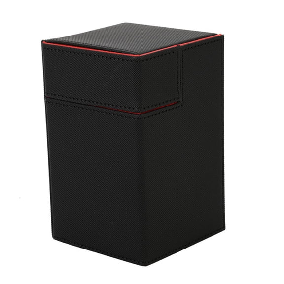 LeeQinersw Card Storage Box Collectible Card Bin Storage Container Practical Card Organizer Red