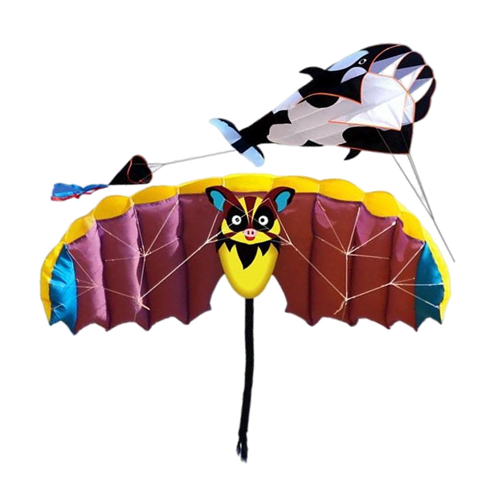LeeQinersw Cerf-volant Souple Parafoil Jouets Volants Cerf-volant De Plage Avec Ficelle De