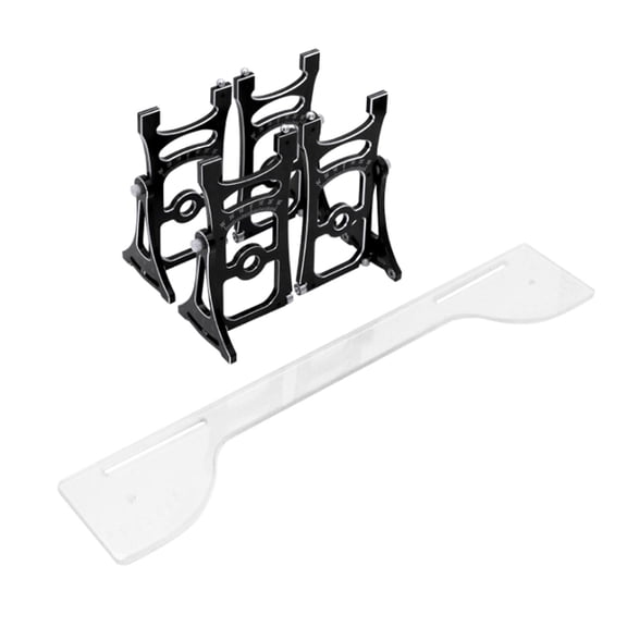 LeeQinersw Chassis Setup System Set Adjustment Ruler Accessories Portable RC Aluminum Alloy Without Wrench