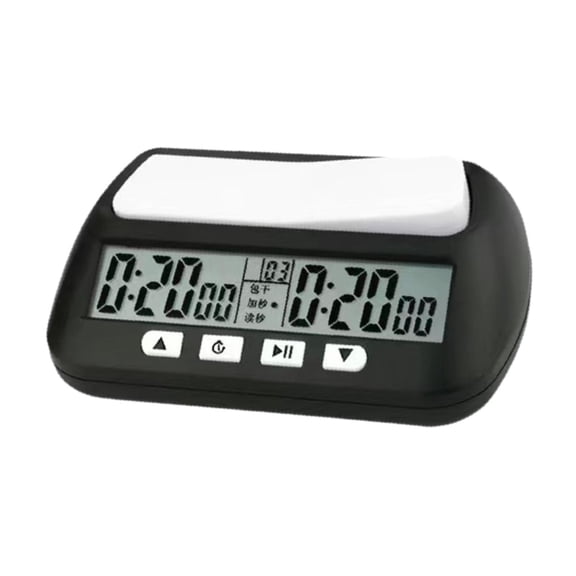 LeeQinersw Chess Clock Memory Function Chess Game Timer Digital Chess Clock for Party Chess Black