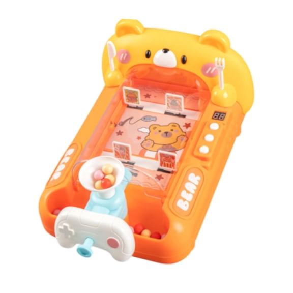 LeeQinersw Children Pinball Game Pinball Play Game Cute Kids Educational Toy Arcade Machine bear