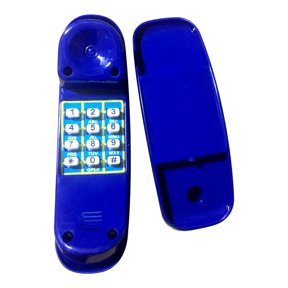 LeeQinersw Childrens Playhouse Toy Telephone Included Mounting Hardware Swing Set Accessory Blue