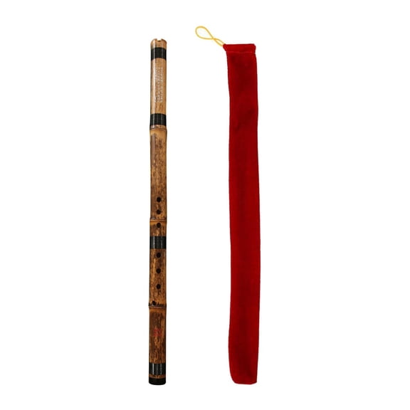 LeeQinersw Chinese Bamboo Flute Wind Instruments Chinese Instrument Woodwind Vertical Flute wood G tuning