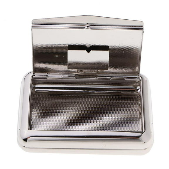LeeQinersw Cigarette Portable Smoking Pipe Tobacco Storage Case Metal Box Pattern Design